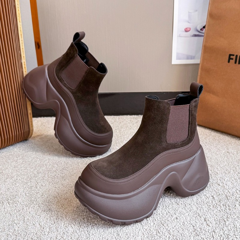 Women Fashion Trend 2026 - Botas Chelsea Femininas de Plataforma em