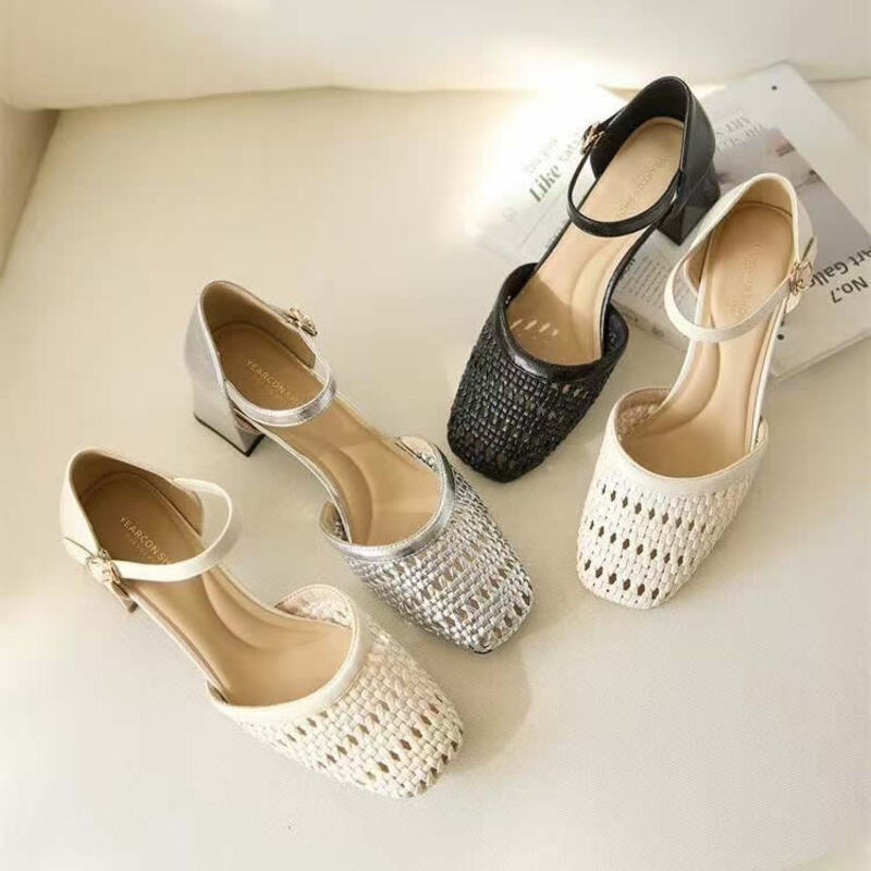 Women'S Fashion Brand Shoes - Sandálias Femininas Elegantes de Verão com