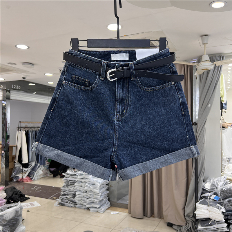 Denim Shorts Women - Shorts Femininos de Verão Soltos com