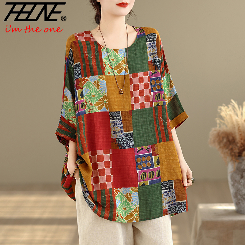 Women'S Fashion Essentials - Camisas Femininas THHONE com Estampa, Soltas,
