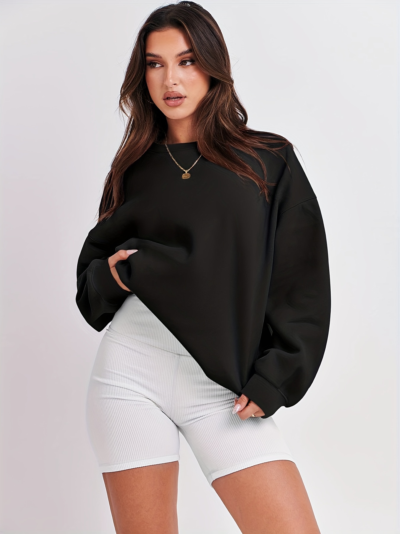 Hoodie Women Oversized - Moletom com capuz feminino plus size-2025