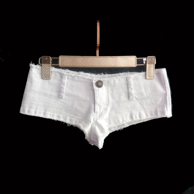 Denim Shorts Women - Sexy feminino borla cintura baixa quente