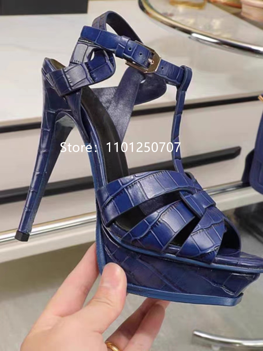 Women'S Fashion Brand Shoes - Estilo de luxo sandálias femininas plataforma