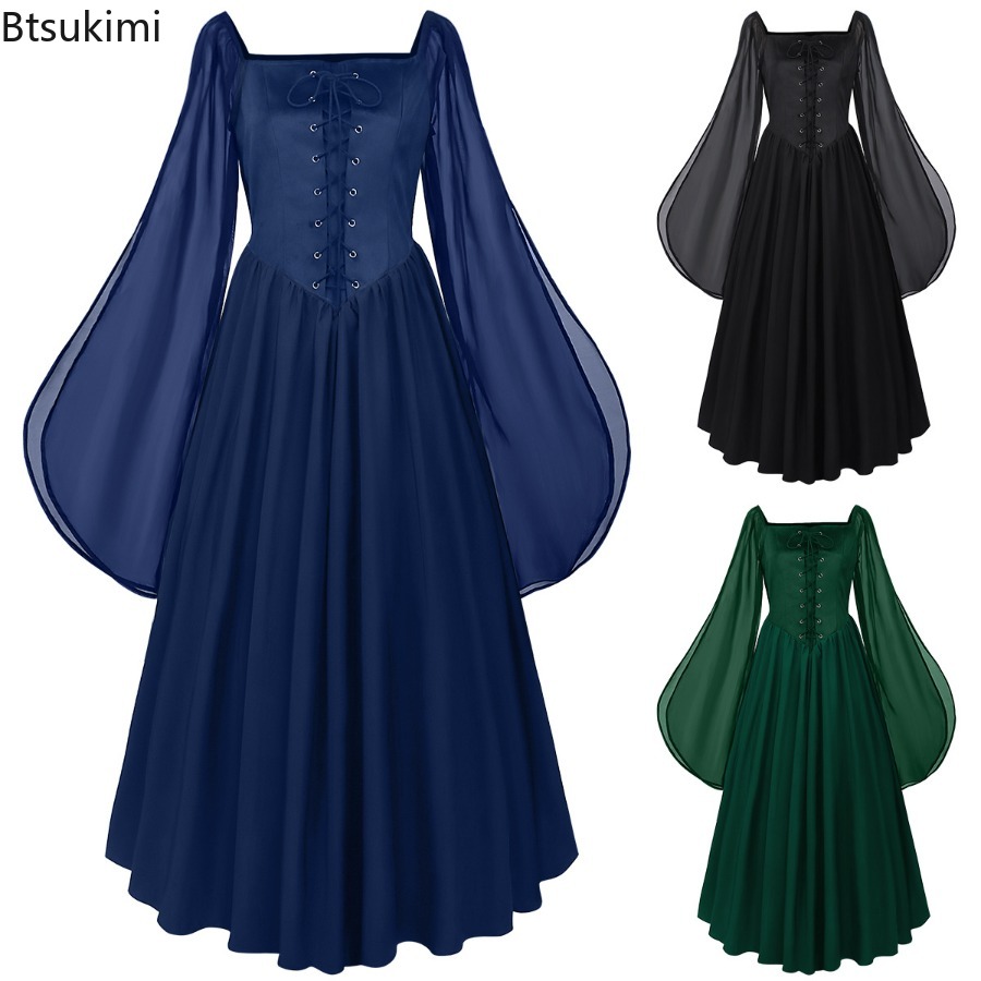 Women'S Fashion Renaissance Period - Vestido Medieval do Período Renascentista com