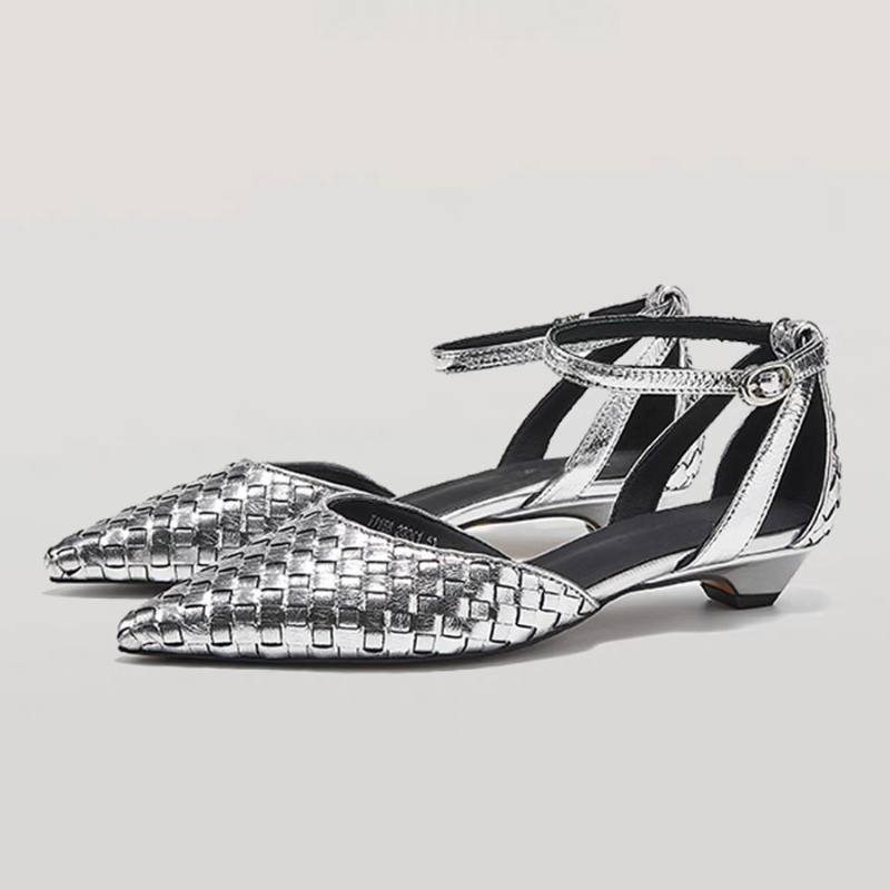 Women'S Fashion Brand Shoes - Dedo do pé apontado salto baixo