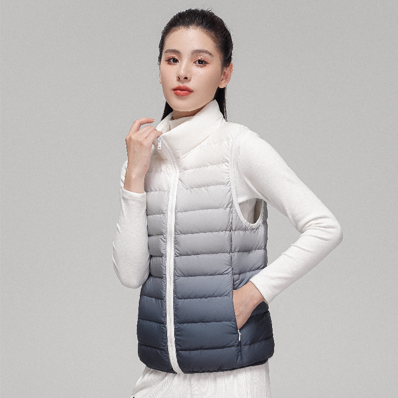 Moda feminina gradiente ultra  - Puffer Vest Fashion Women avaliação e preço