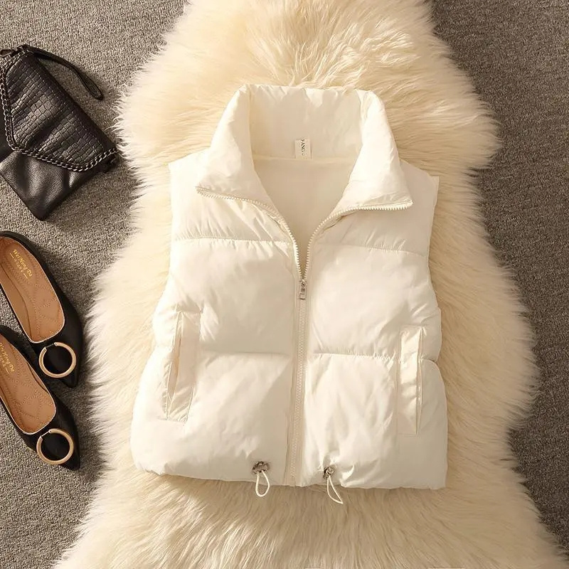 Feminino acolchoado puffer sem - Puffer Vest Fashion Women avaliação e preço