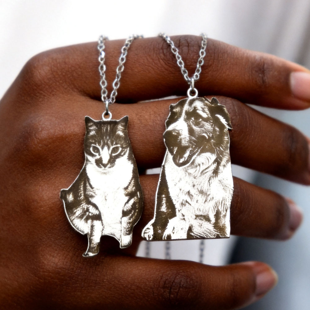 Colar com foto de animal de es - Xl Women'S Fashion avaliação e preço