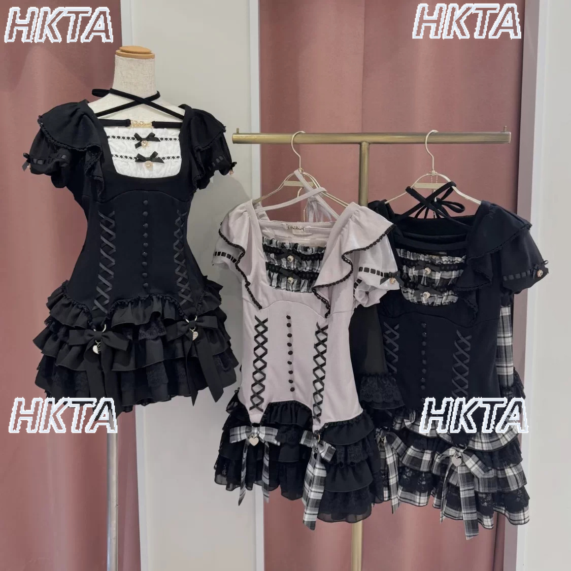 Vestido Lolita de Manga Curta  - Ruched Dress Mini avaliação e preço
