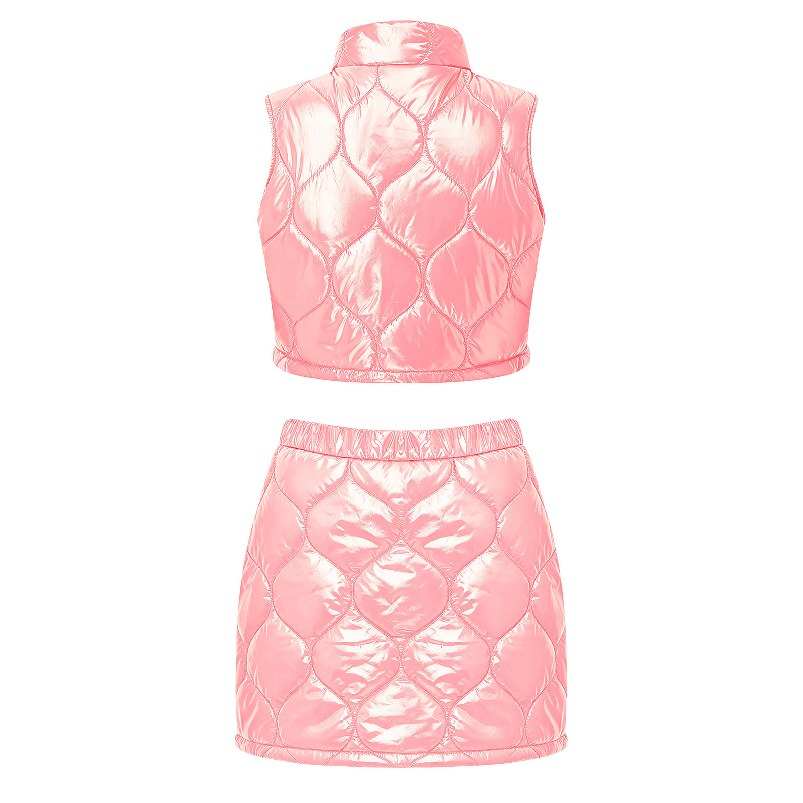 Conjunto Feminino Acolchoado Q - Puffer Vest Fashion Women avaliação e preço