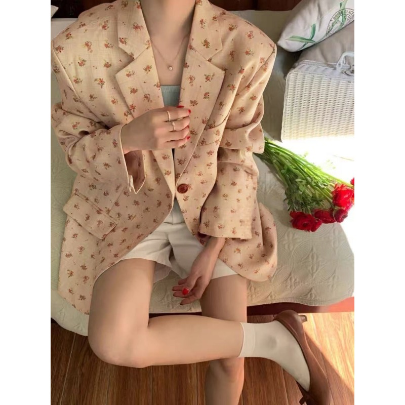 Blazer Feminino com Estampa Fl - Blazer Women Oversized avaliação e preço