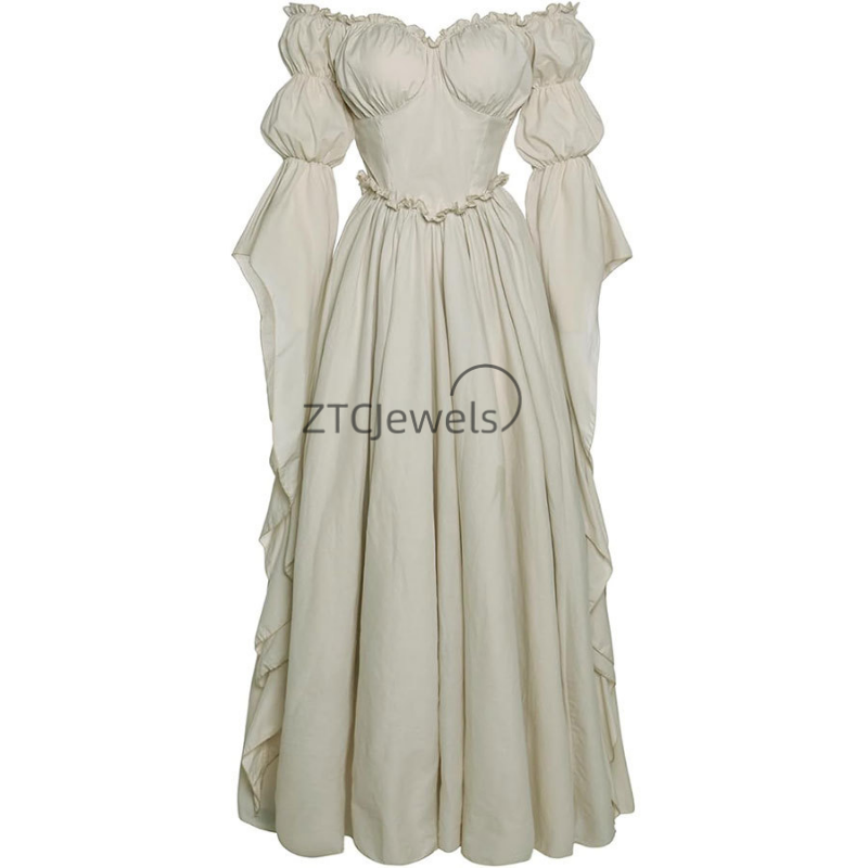 Vestido Regency Feminino do Pe - Women'S Fashion Renaissance Period avaliação e preço
