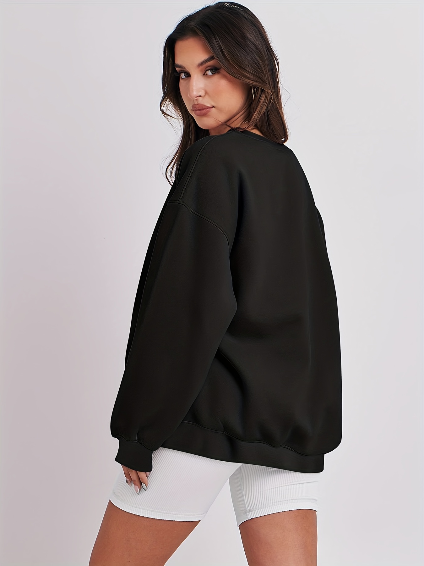 Moletom com capuz feminino plu - Hoodie Women Oversized avaliação e preço