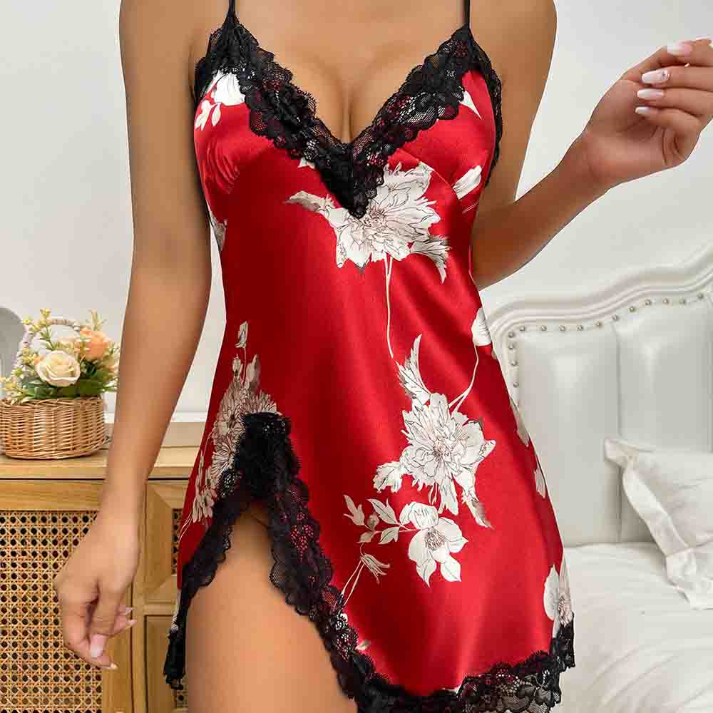 Nova Saia Curta Fina de Seda G - Women'S Fashion Pajamas avaliação e preço