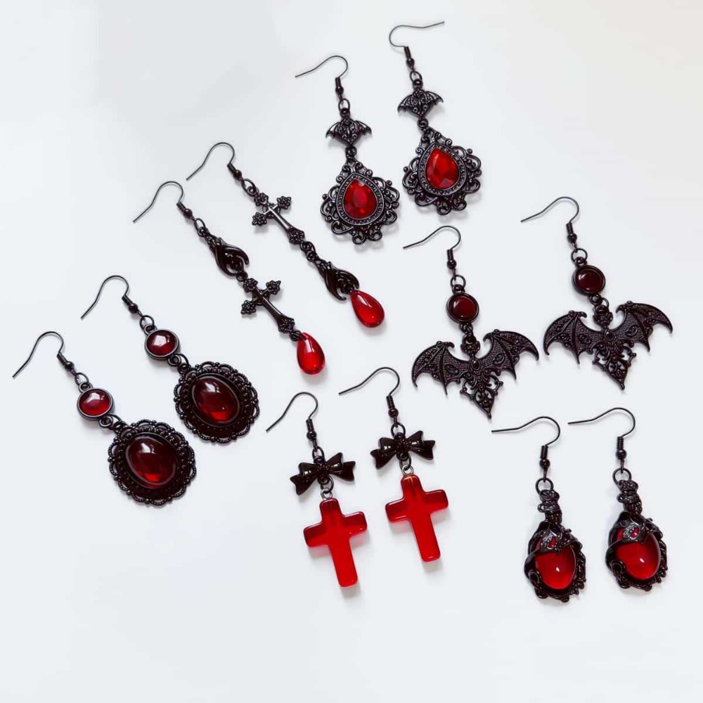 Brincos Pendentes de Cristal d - Women'S Fashion Renaissance Period avaliação e preço