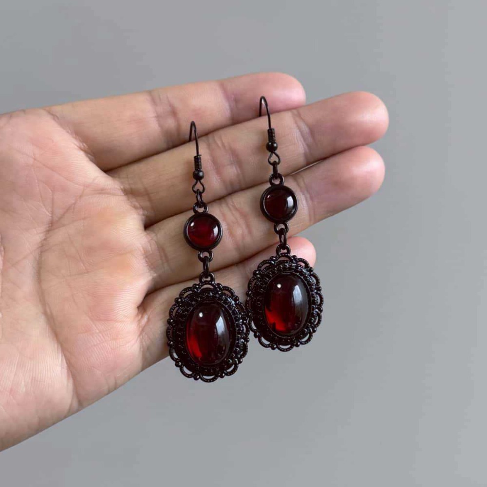 Brincos Pendentes de Cristal d - Women'S Fashion Renaissance Period avaliação e preço