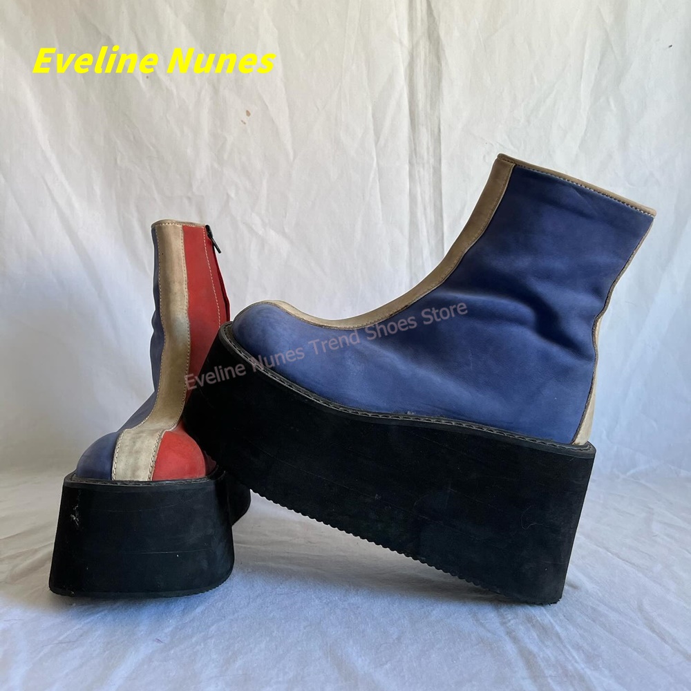 Botas de Plataforma Y2K Vermel - Women Fashion Trend 2026 avaliação e preço