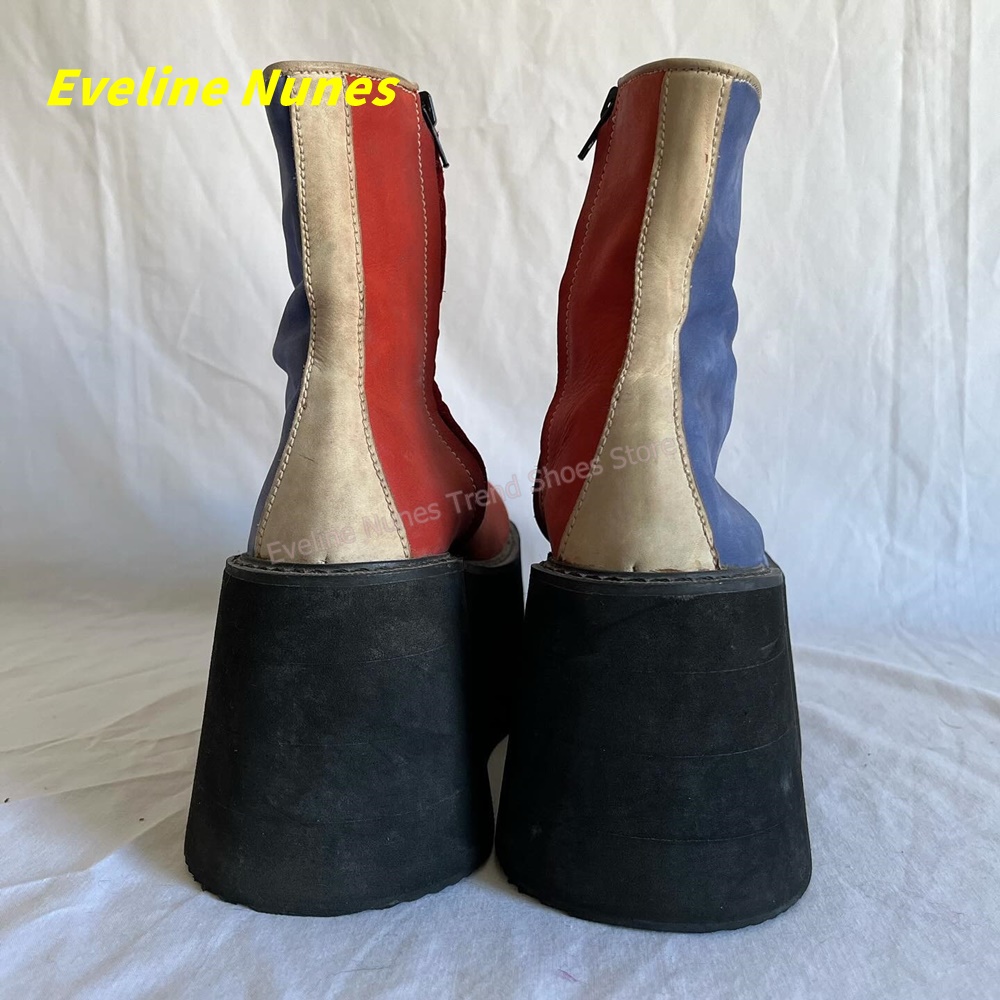 Botas de Plataforma Y2K Vermel - Women Fashion Trend 2026 avaliação e preço