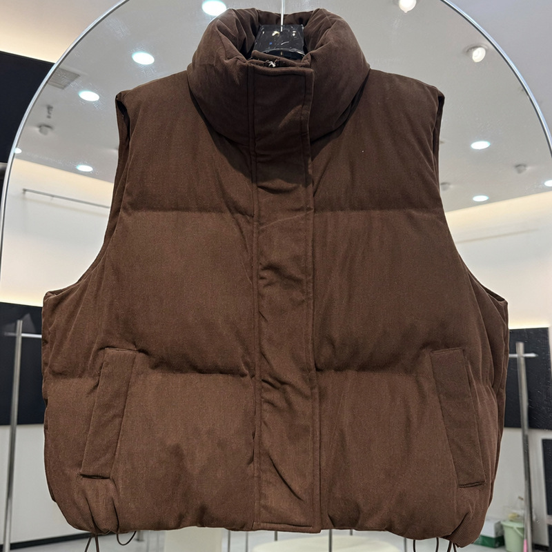 Colete acolchoado feminino com - Puffer Vest Fashion Women avaliação e preço