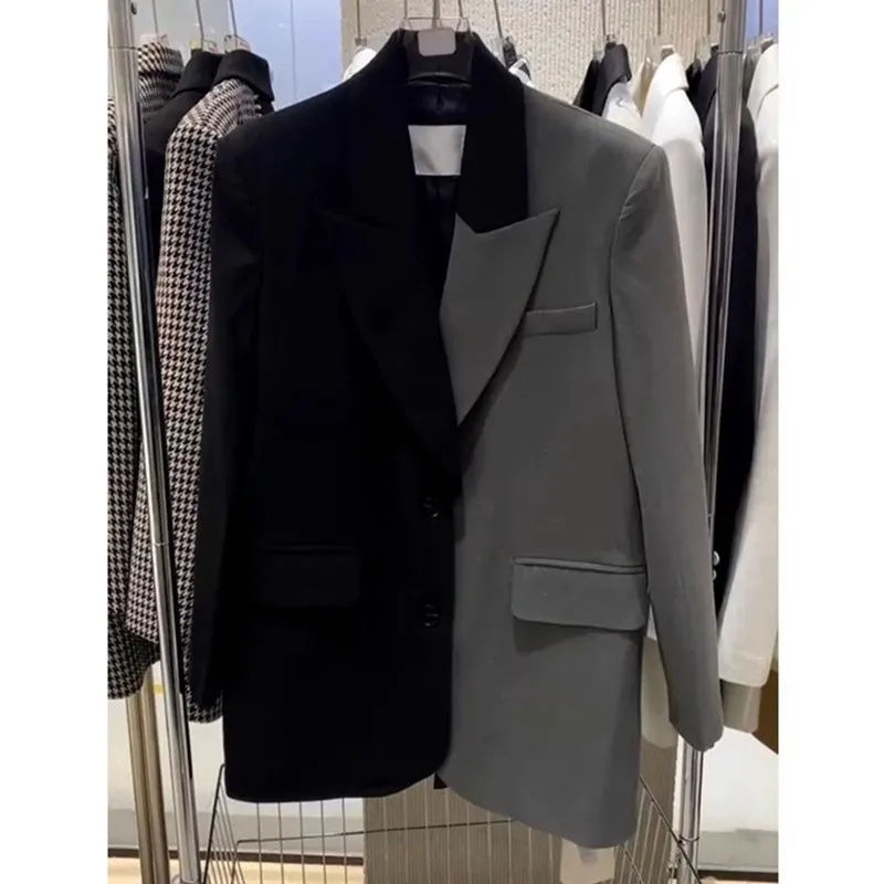 High end cor contrastante reta - Blazer Women Oversized avaliação e preço
