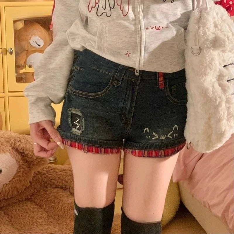 Calças Jeans Curtas Vintage Am - Denim Shorts Women avaliação e preço