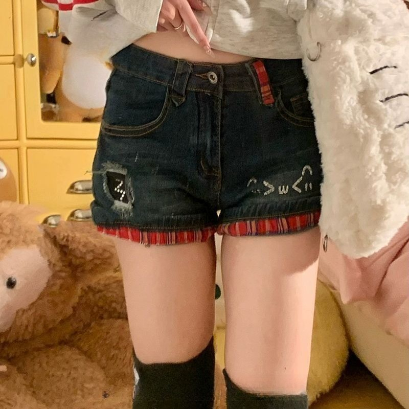 Calças Jeans Curtas Vintage Am - Denim Shorts Women avaliação e preço