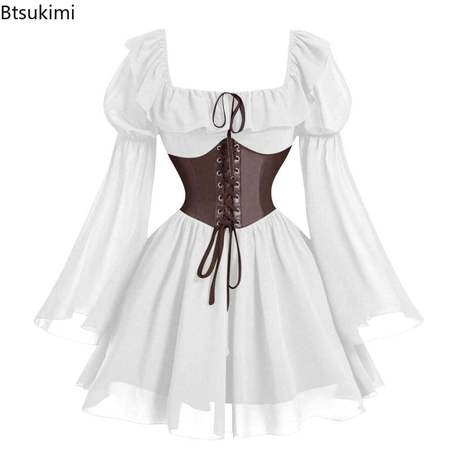 Vestido Medieval do Período Re - Women'S Fashion Renaissance Period avaliação e preço