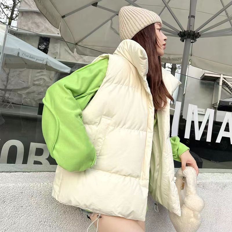 Colete Puffer Feminino Sem Man - Puffer Vest Fashion Women avaliação e preço