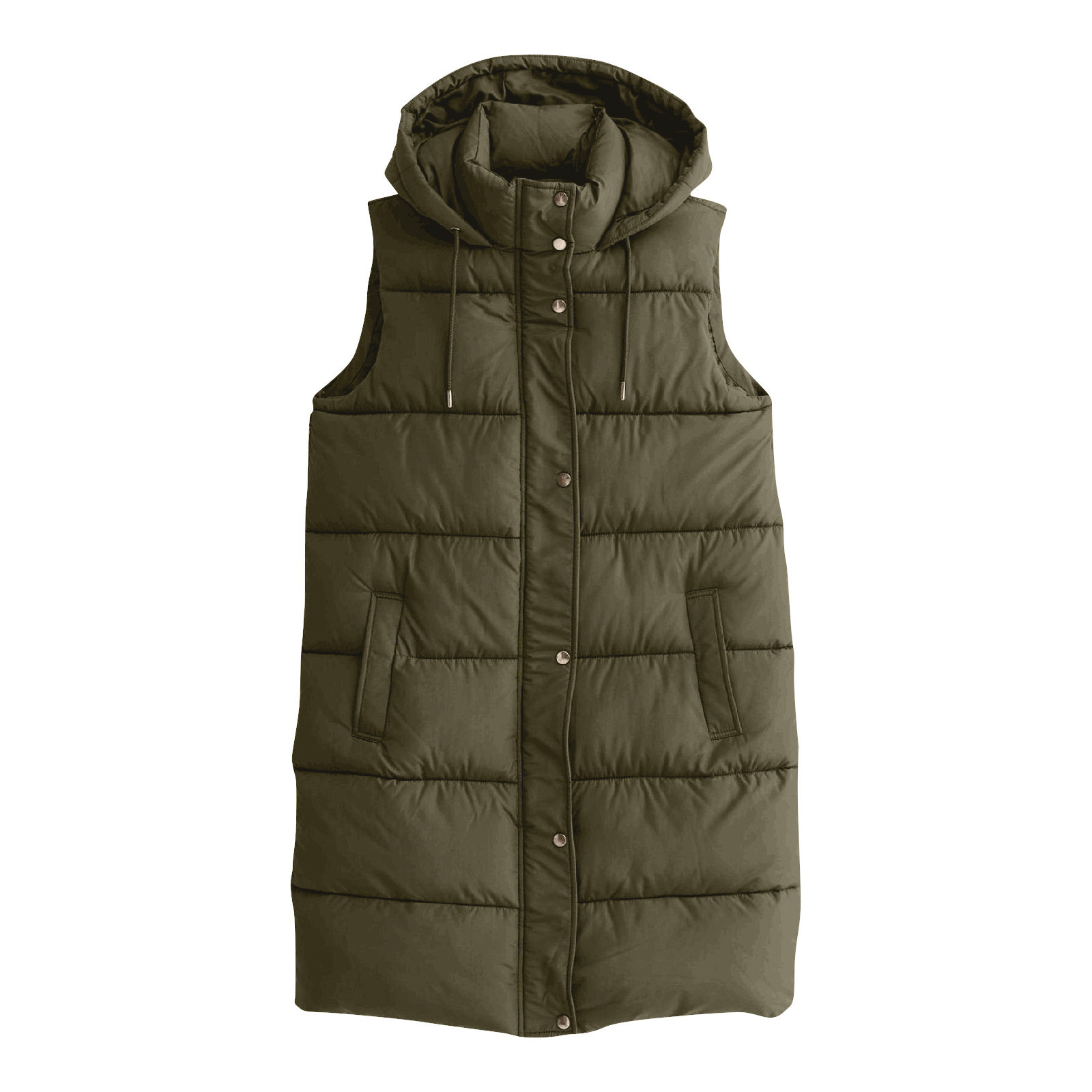 Colete Longo Feminino de Inver - Puffer Vest Fashion Women avaliação e preço