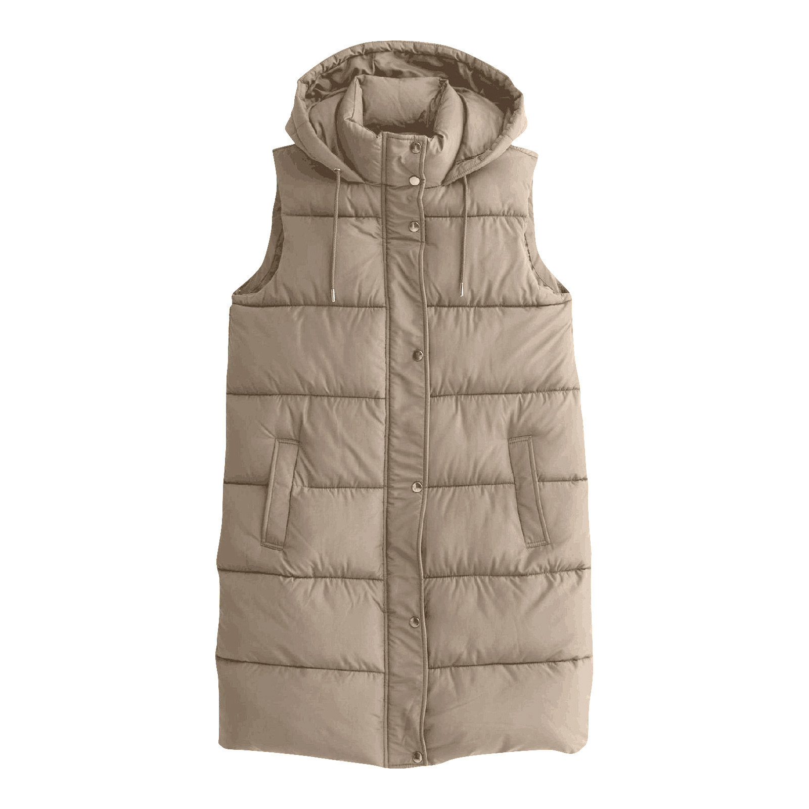 Colete Longo Feminino de Inver - Puffer Vest Fashion Women avaliação e preço