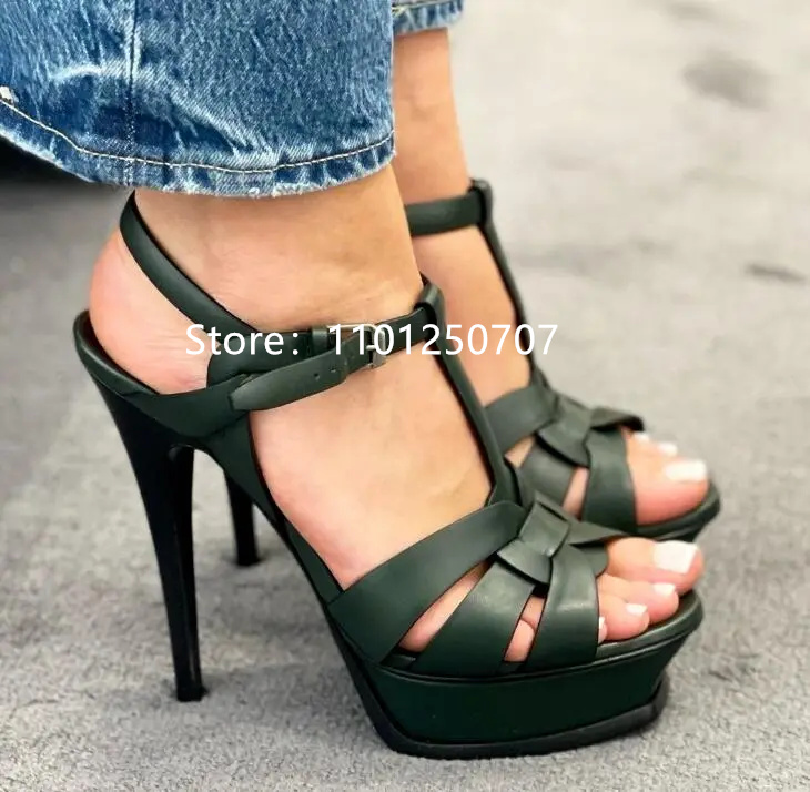 Estilo de luxo sandálias femin - Women'S Fashion Brand Shoes avaliação e preço