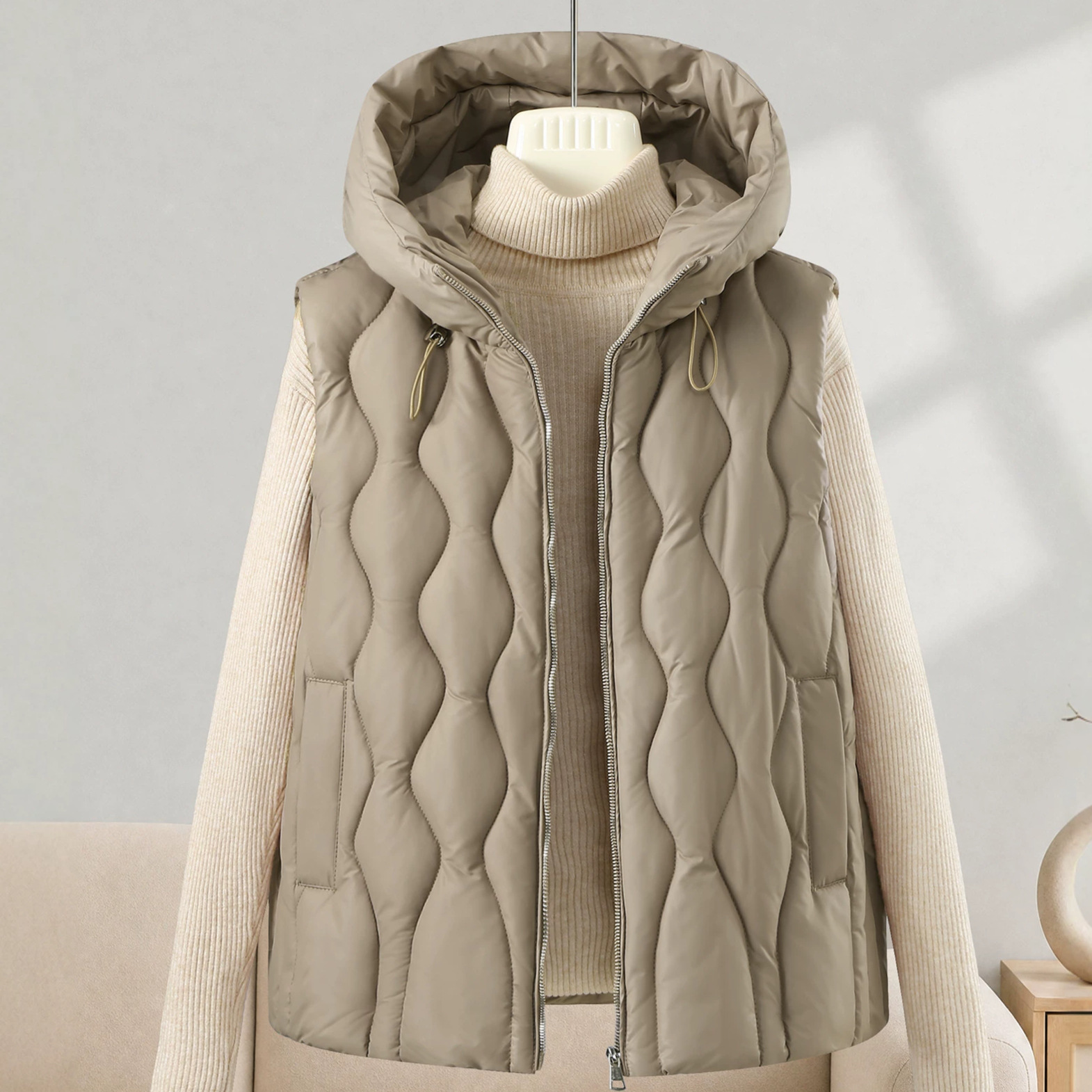 Colete Feminino Curto Acolchoa - Puffer Vest Fashion Women avaliação e preço