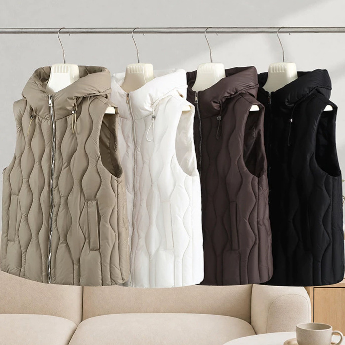 Colete Feminino Curto Acolchoa - Puffer Vest Fashion Women avaliação e preço