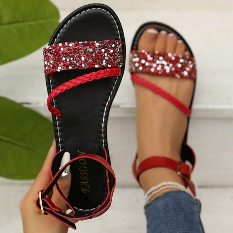 Sandálias Femininas de Luxo, S - Women Fashion Trend 2026 avaliação e preço