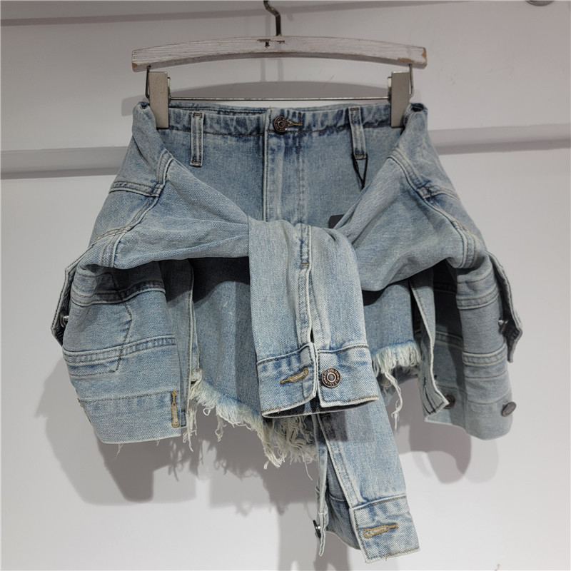 Shorts Jeans Feminino Vintage  - Denim Shorts Women avaliação e preço