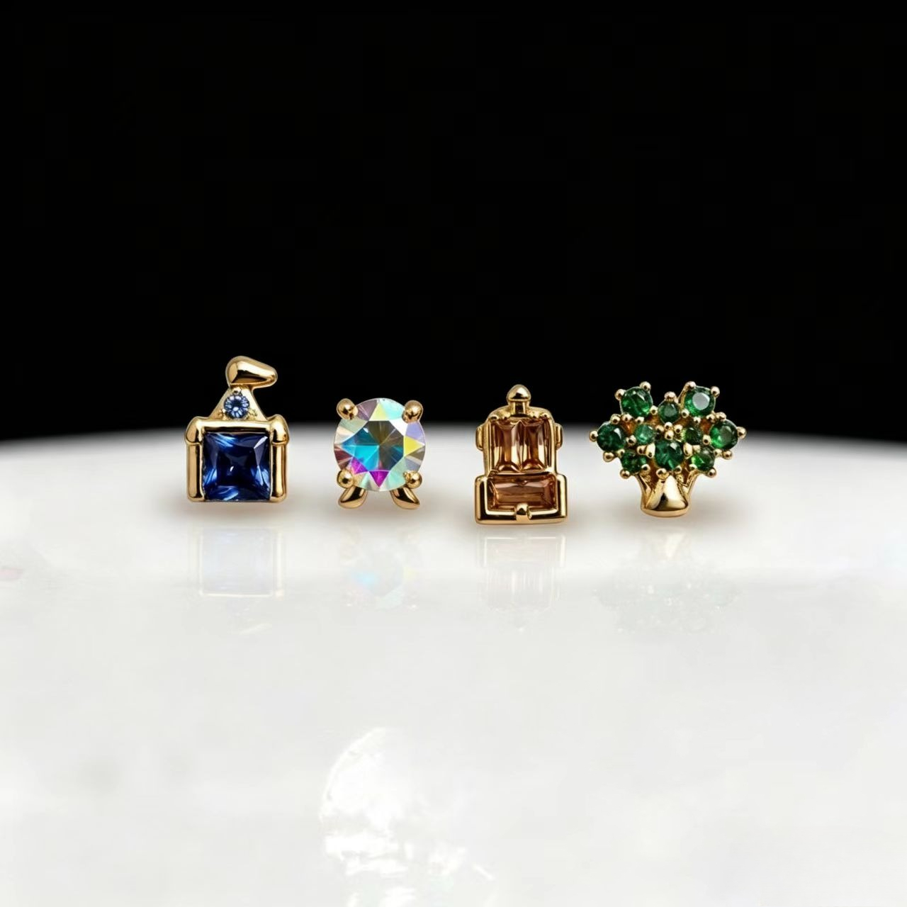 Novos brincos requintados e fo - Women'S Fashion Earrings avaliação e preço