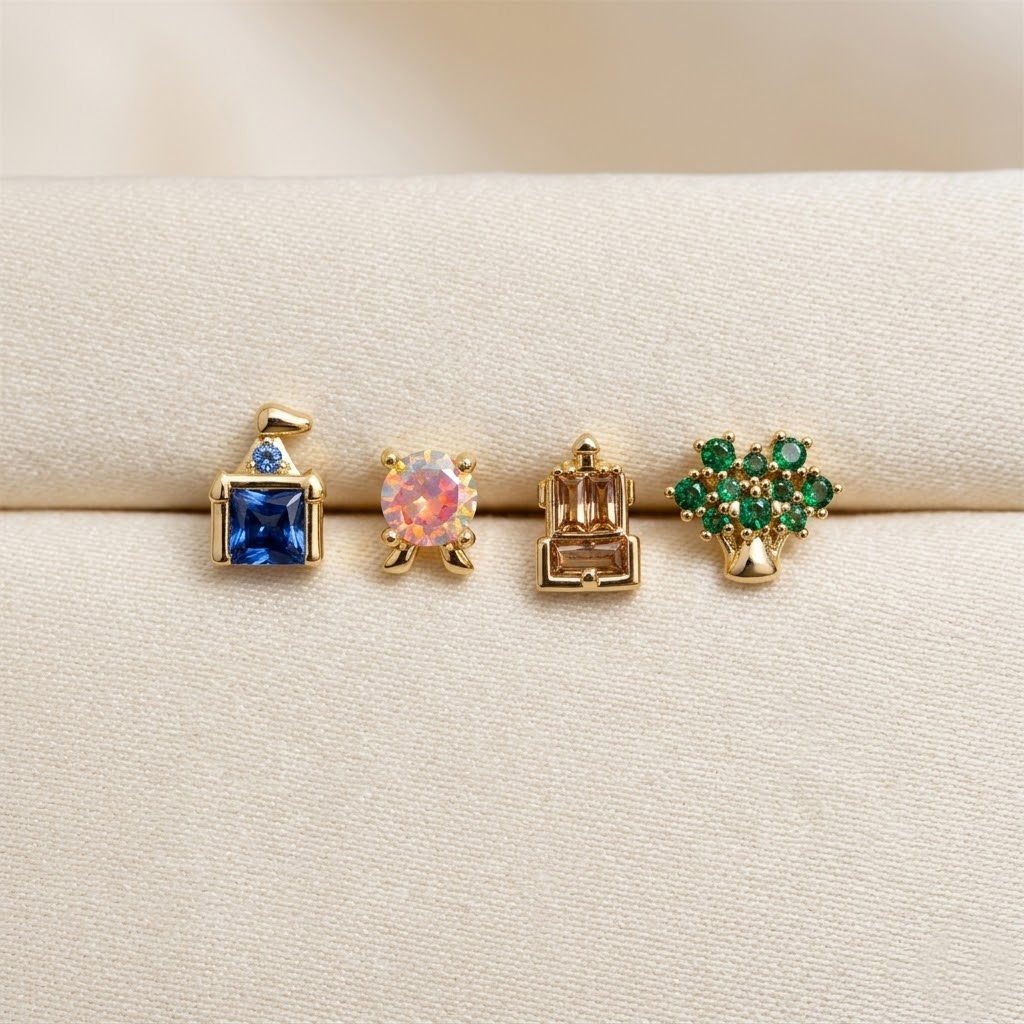Novos brincos requintados e fo - Women'S Fashion Earrings avaliação e preço