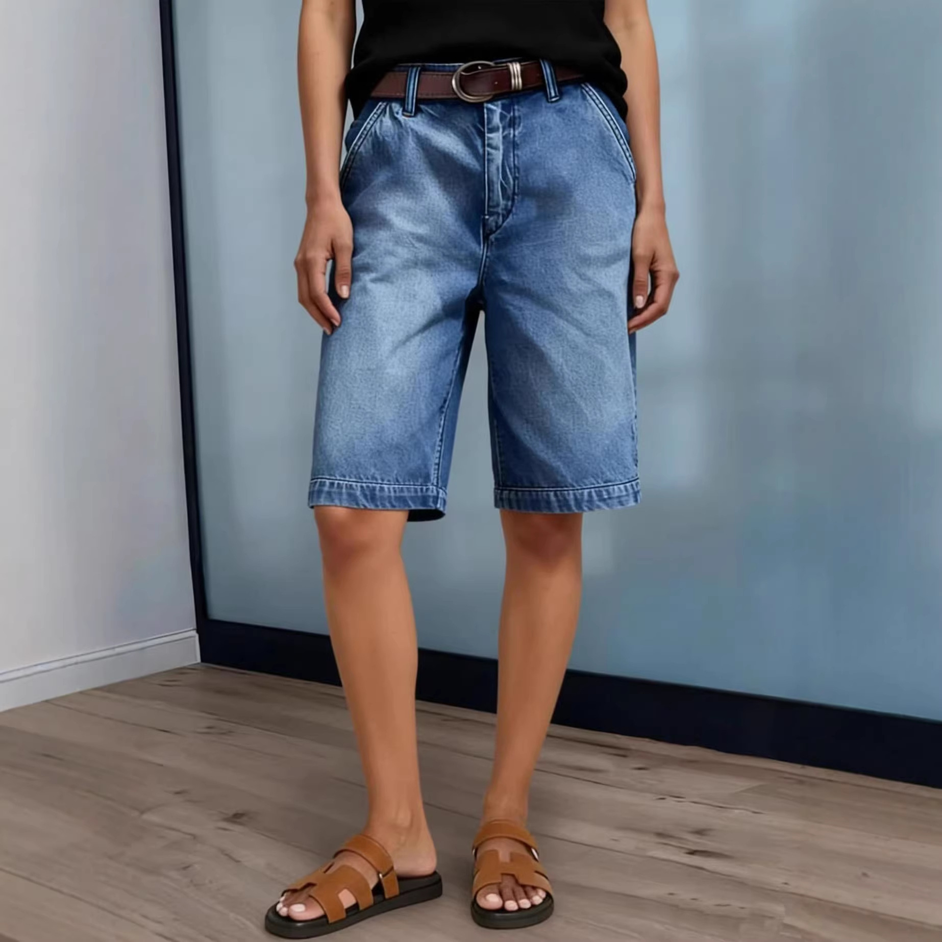 Shorts de Jeans Femininos até  - Denim Shorts Women avaliação e preço