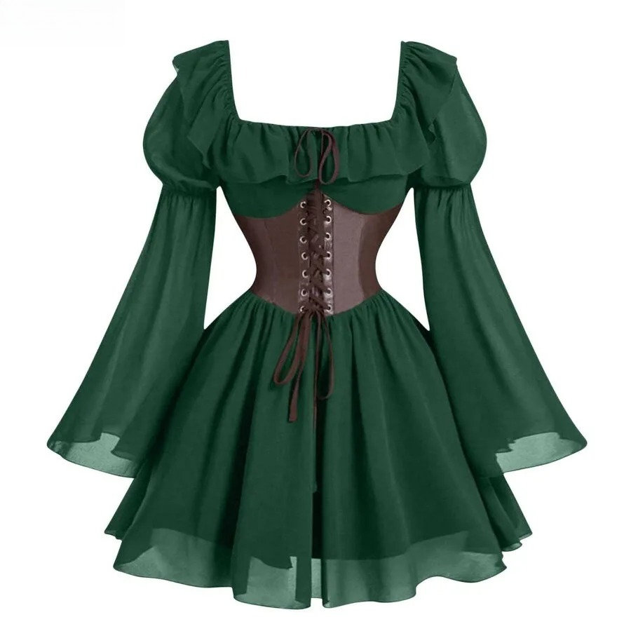 Vestido Medieval do Período Re - Women'S Fashion Renaissance Period avaliação e preço