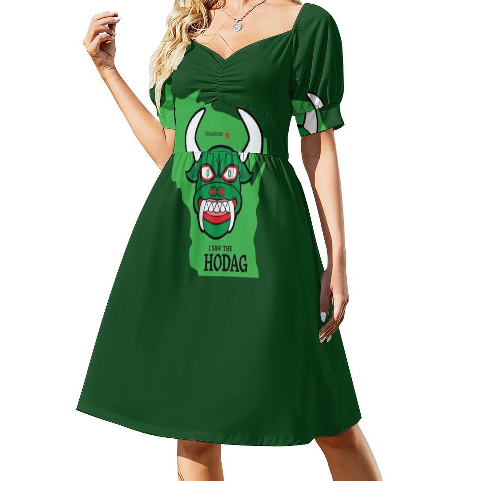 Eu vi o Hodag Wisconsin State  - Smocked Dress Women avaliação e preço