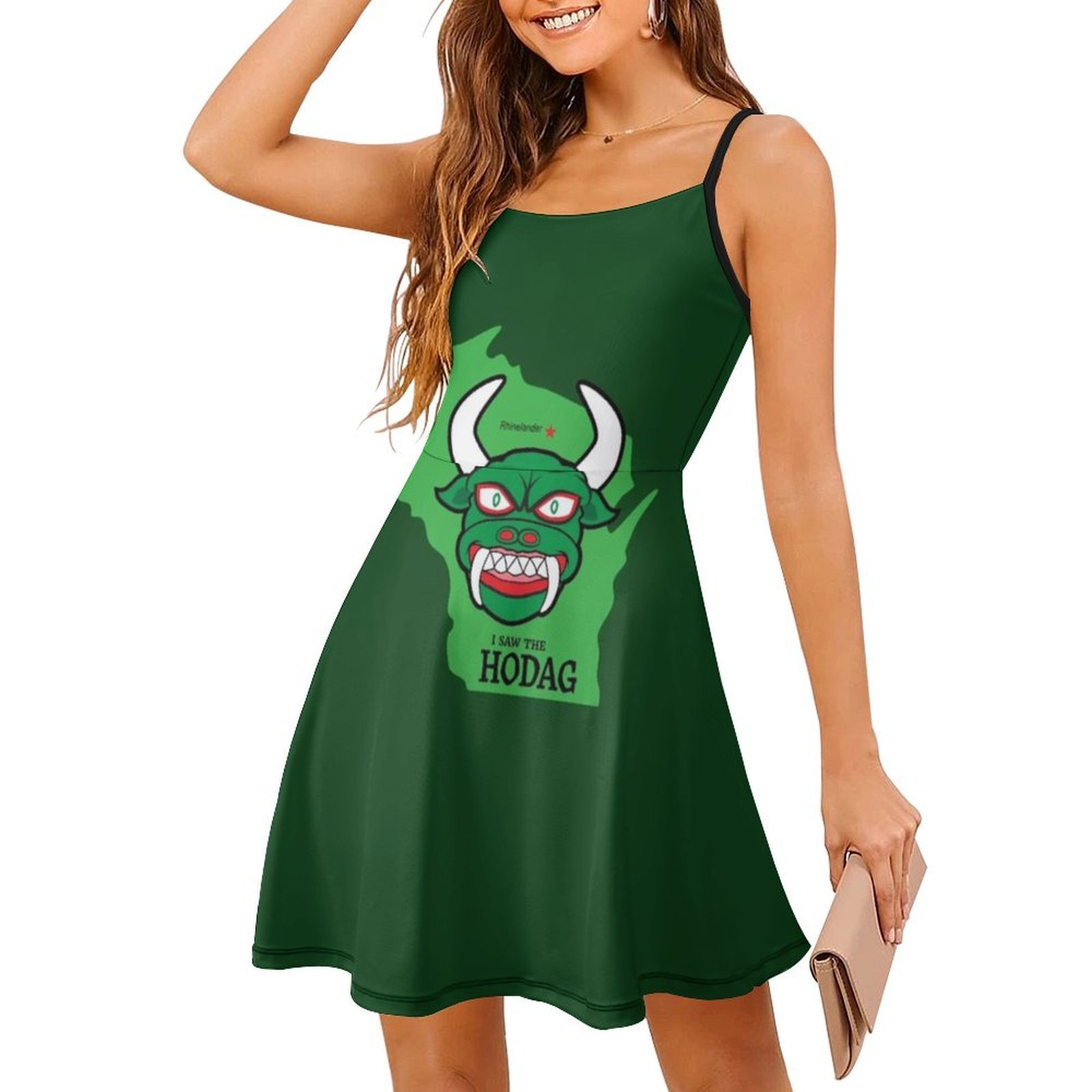 Eu vi o Hodag Wisconsin State  - Smocked Dress Women avaliação e preço