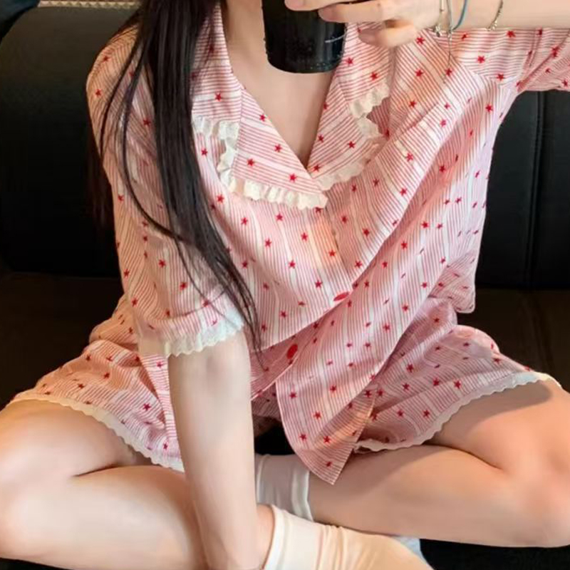Conjunto de Pijama Feminino Y2 - Women'S Fashion Pajamas avaliação e preço