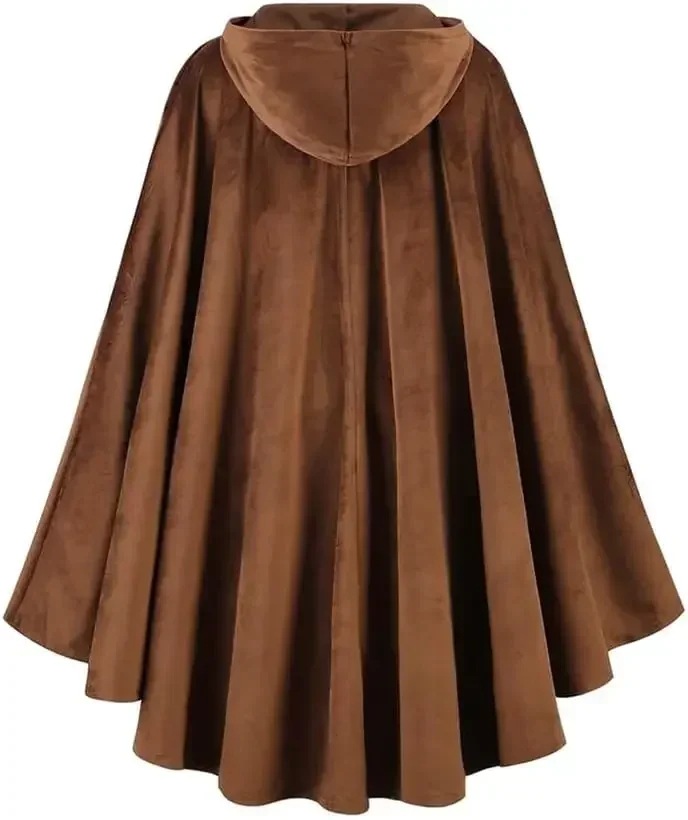 Capa de Veludo com Capuz Mascu - Women'S Fashion Renaissance Period avaliação e preço