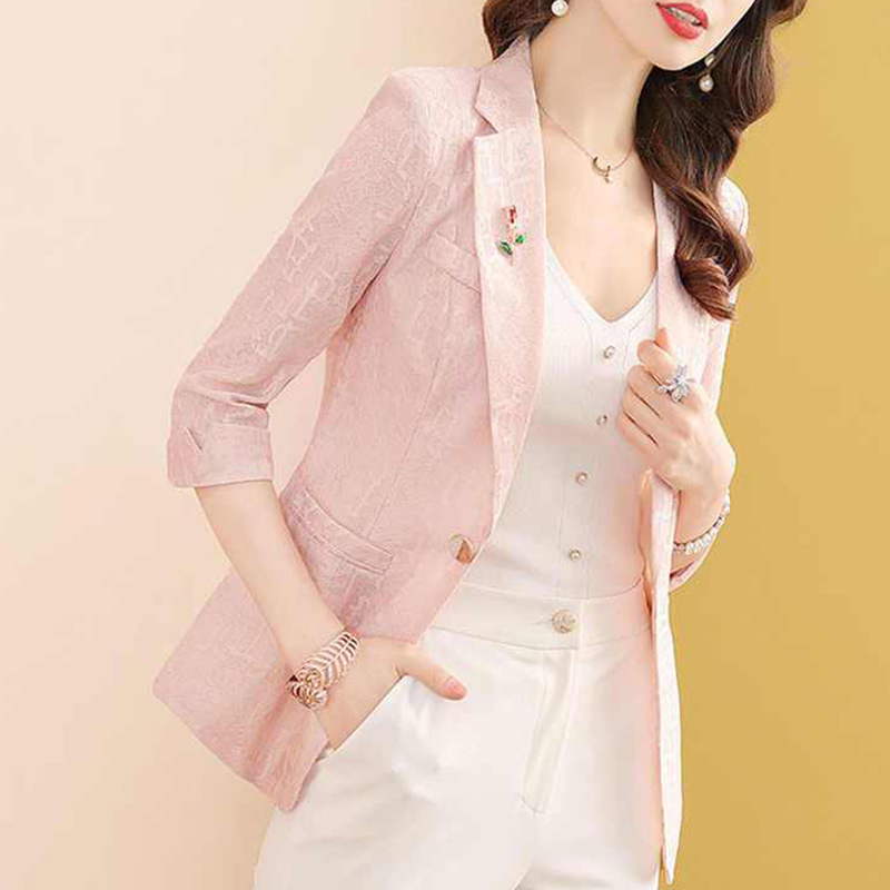 Blazer Elegante de Cor Sólida  - Blazer Women Oversized avaliação e preço