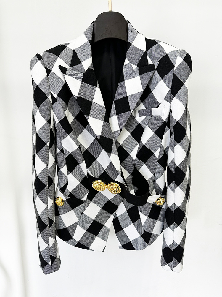 HIGH STREET Jaqueta Designer M - Blazer Women Oversized avaliação e preço