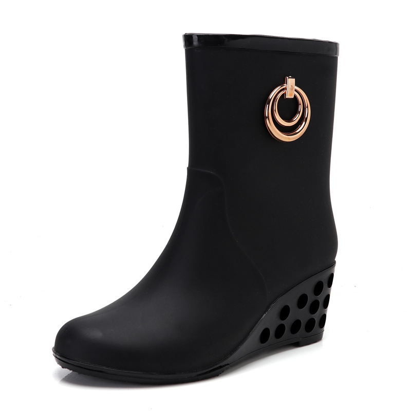 Botas de chuva de PVC impermeá - Women'S Fashion Gumboots avaliação e preço