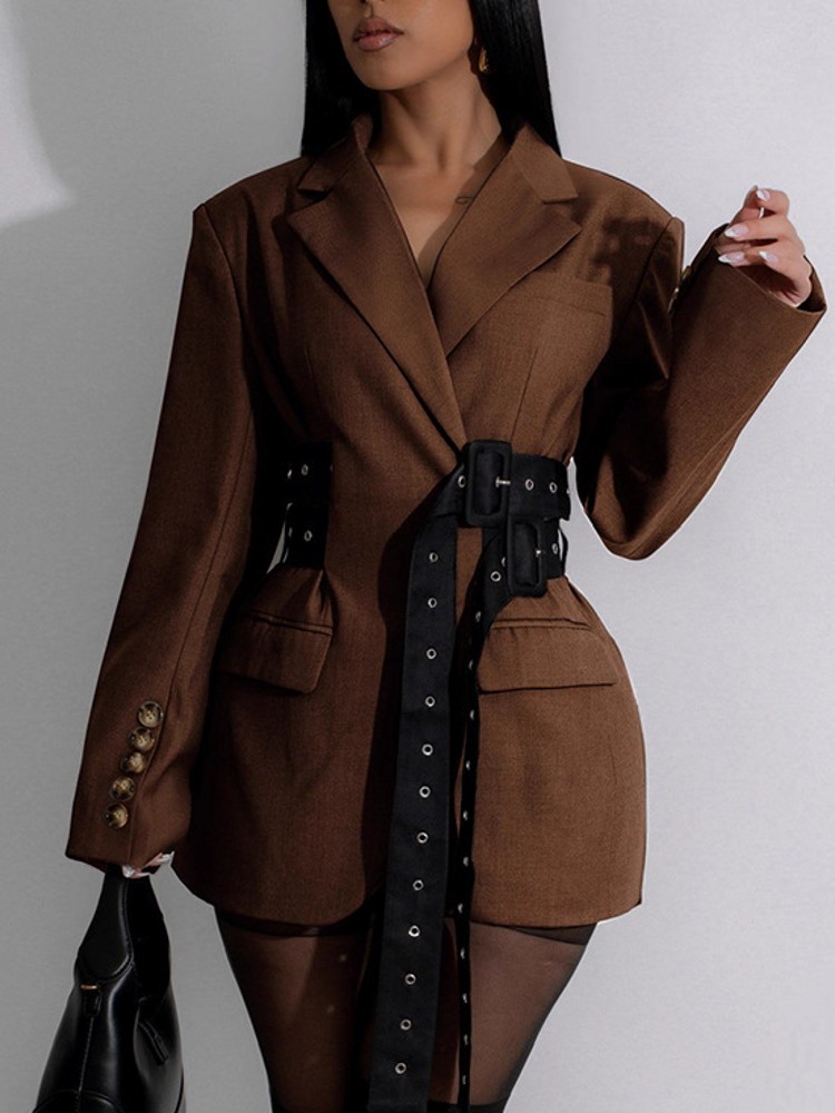 Elegante blazer casaco para mu - Blazer Women Oversized avaliação e preço