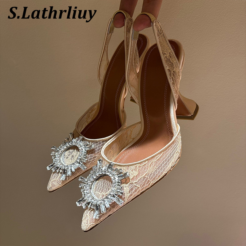 Sandálias strass flor apontou  - Women Fashion Ideas avaliação e preço