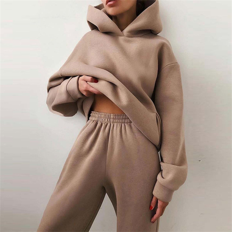 Conjunto de agasalho feminino  - Hoodie Women Oversized avaliação e preço