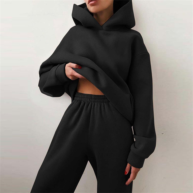 Conjunto de agasalho feminino  - Hoodie Women Oversized avaliação e preço